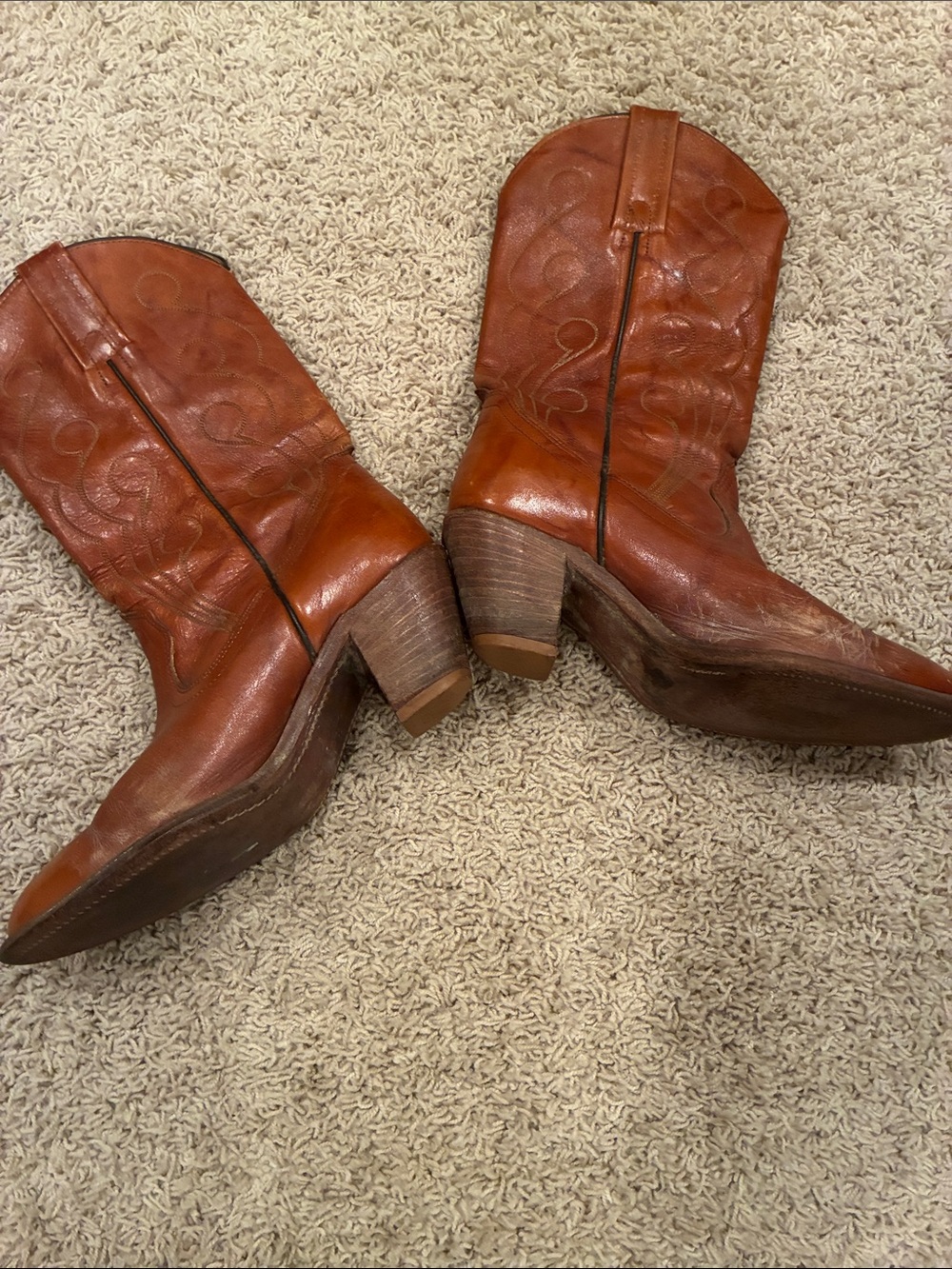 FRYE cowgirl Boots 8.5B